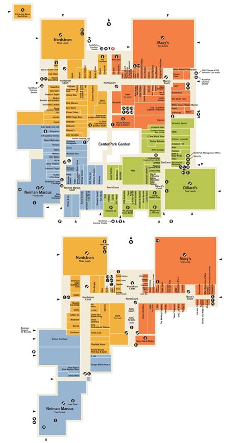 northpark center map